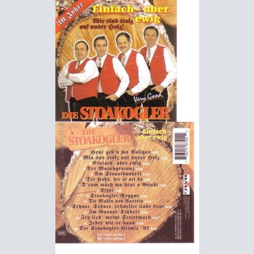 CD--DIE STOAKOGLER -- -- EINFACH ABER EWIG