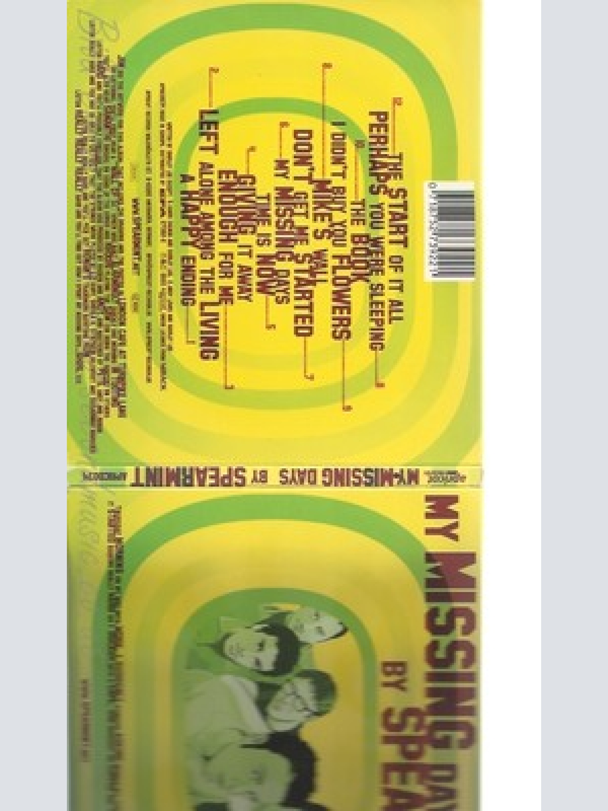 CD--SPEARMINT -- -- MY MISSING DAYS