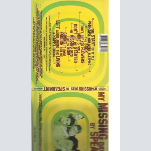 CD--SPEARMINT -- -- MY MISSING DAYS