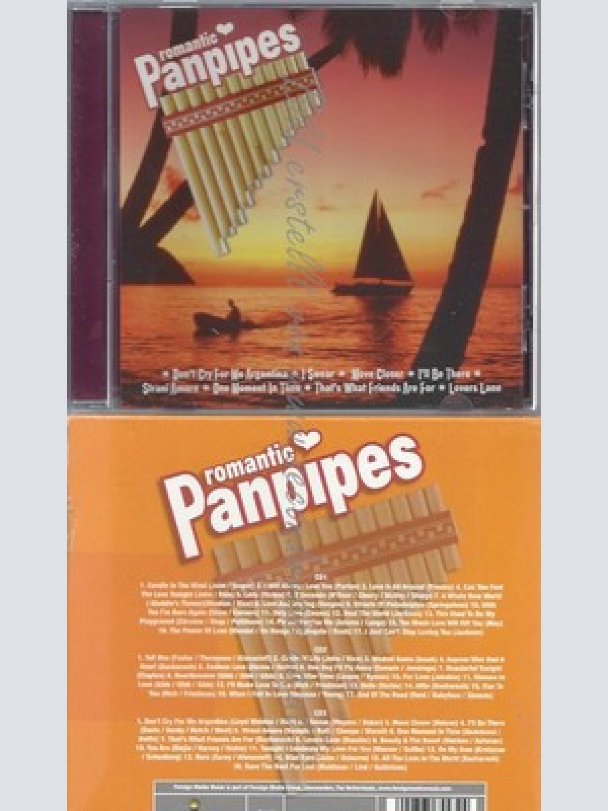 CD--VARIOUS -- --3CD SET -- ROMANTIC PANPIPES 3-CD