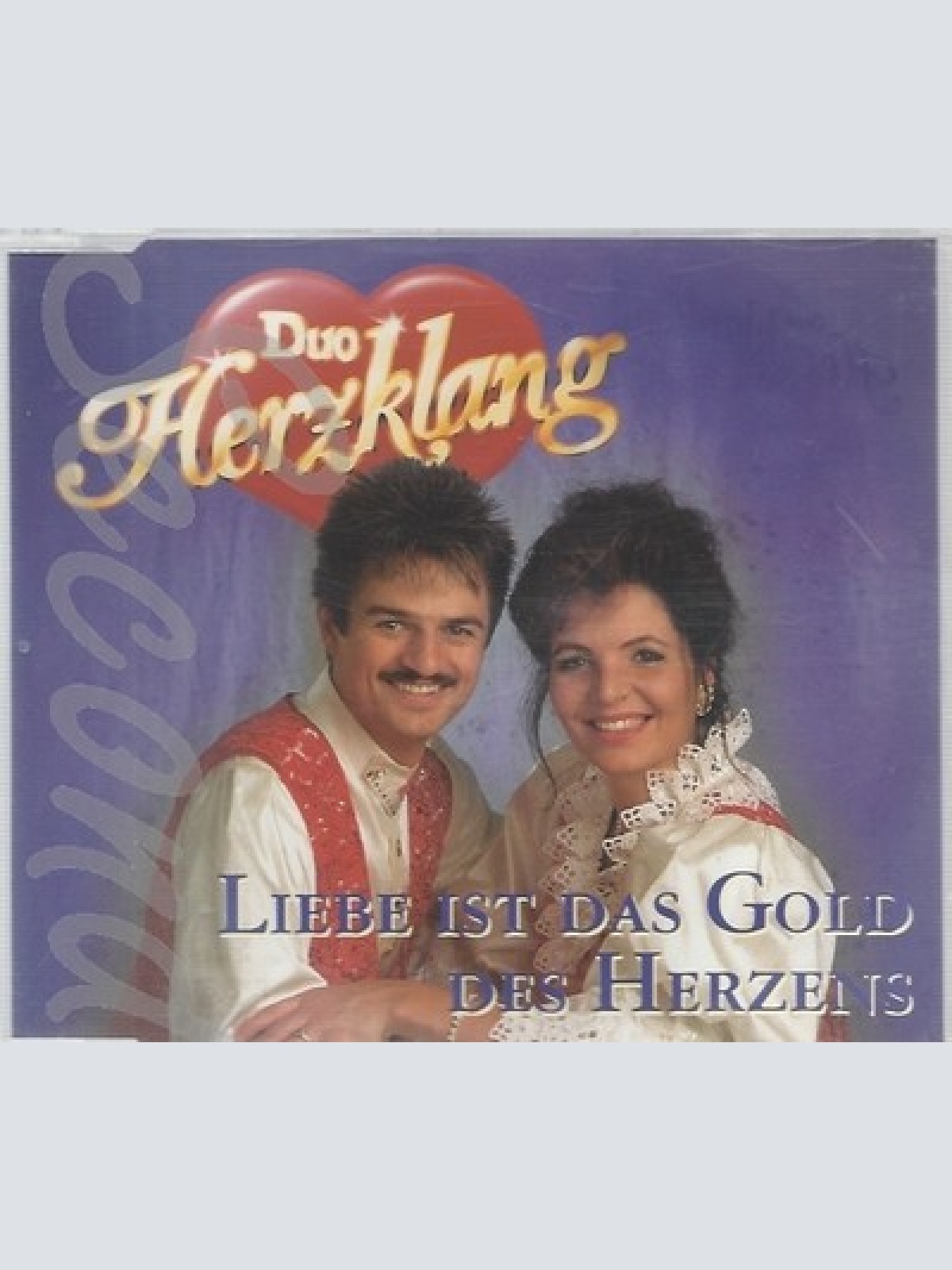 CD--DUO HERZKLANG -1995- - SINGLE -- LIEBE IST DAS GOLD DES HERZENS