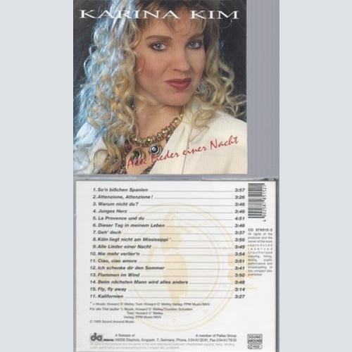 CD--KARINA KIM -1995- -- ALLE LIEDER EINER NACHT