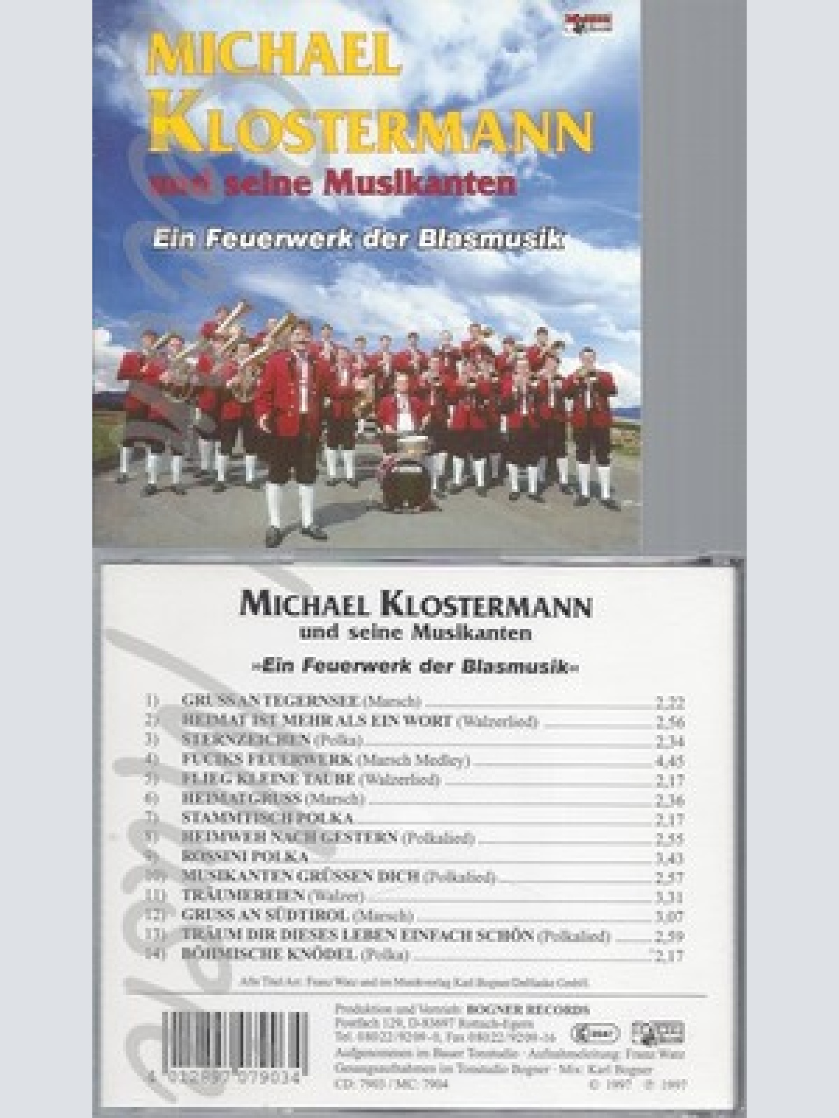 CD--MICHAEL U.S.MUSIKANTEN KLOSTERMANN -1997- -- EIN FEUERWERK DER BLASMUSIK