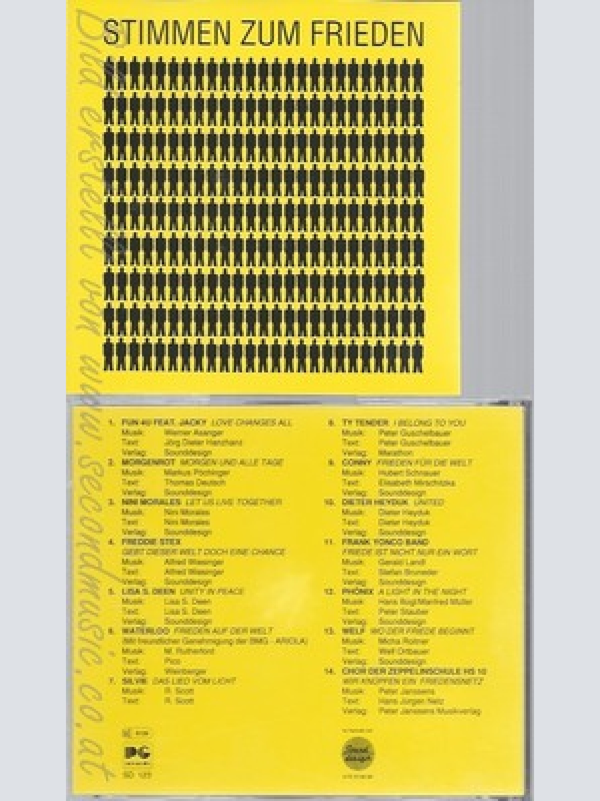CD--STIMMEN ZUM FRIEDEN--WATERLOO-TY TENDER-VA