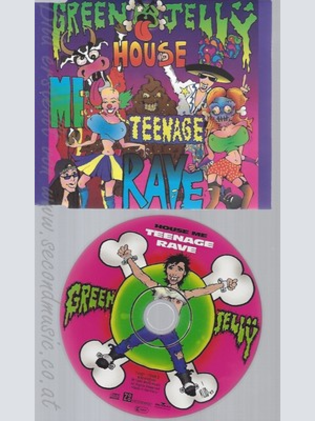 CD--GREEN JELLY--HOUSE ME TEENAGE RAVE
