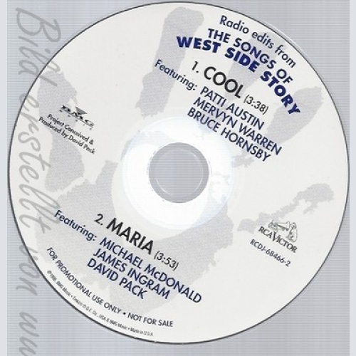 CD--RADIO EDITS FROM THE SONGS OF WEST SIDE STORY--PROMO