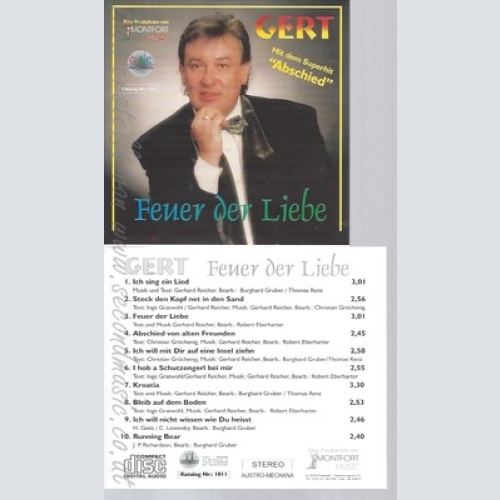 CD--GERT --FEUER DER LIEBE