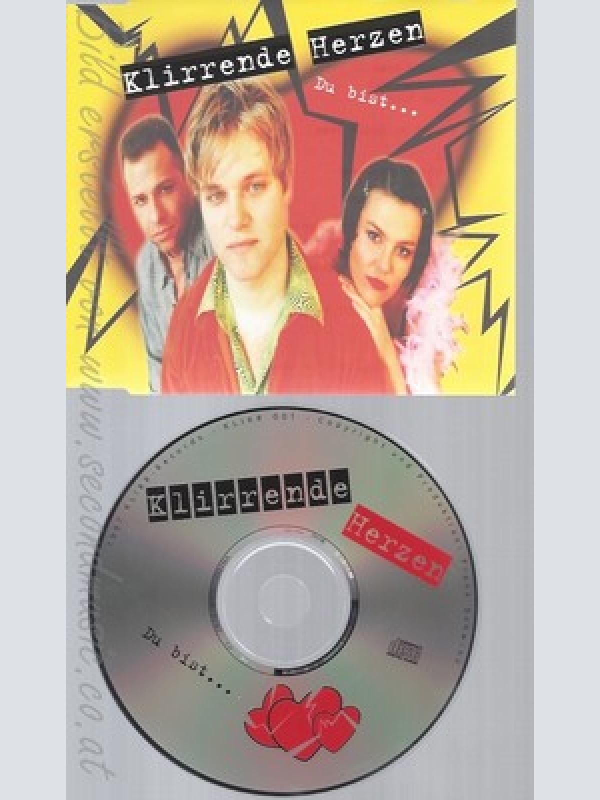 CD--KLIRRENDE HERZEN--DU BIST --5 TRACKS