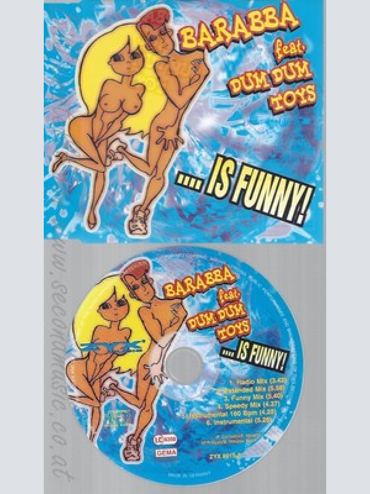 CD--BARABBA FEAT.DUM DUM TOYS -- - SINGLE -- ...IS FUNNY