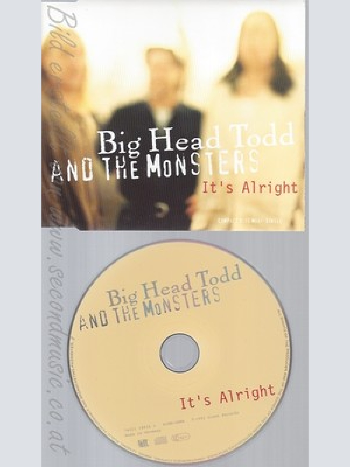 CD--BIG HEAD TODD AND THE MONSTERS -- IT'S ALRIGHT -UK -