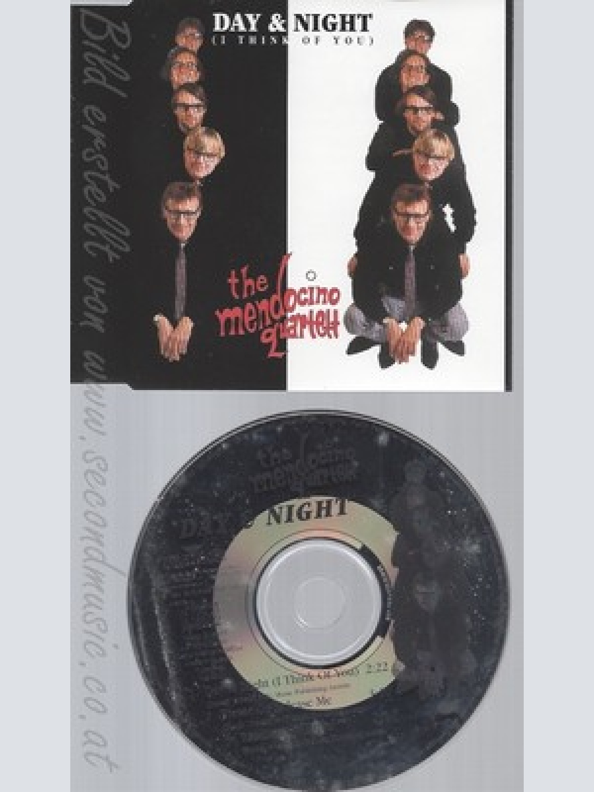 CD--THE MENDOCINO QUARTETT - SINGLE -- DAY & NIGHT