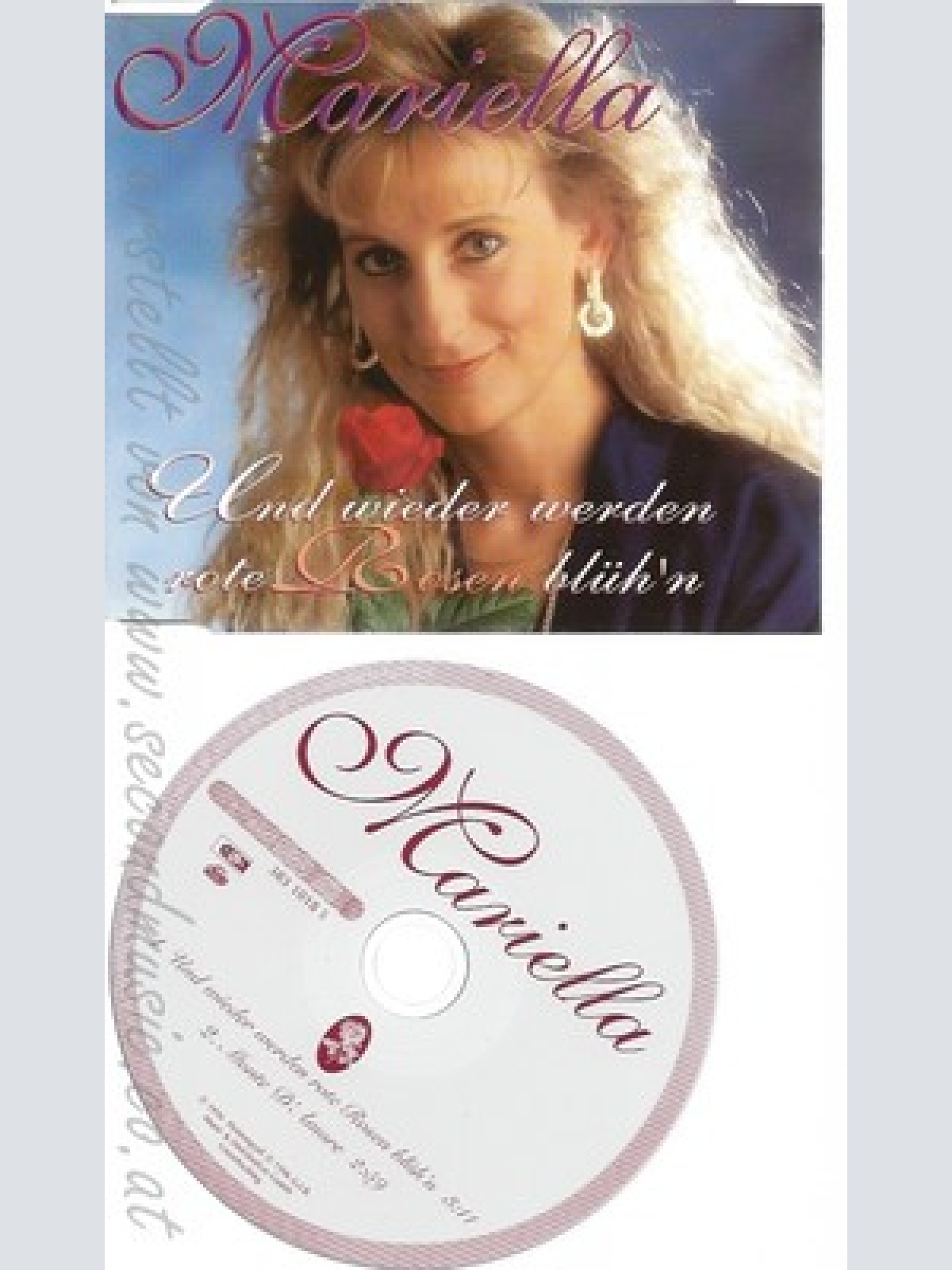 CD--MARIELLA - SINGLE -- UND WIEDER WERDEN ROTE RODEN BLUEH'N