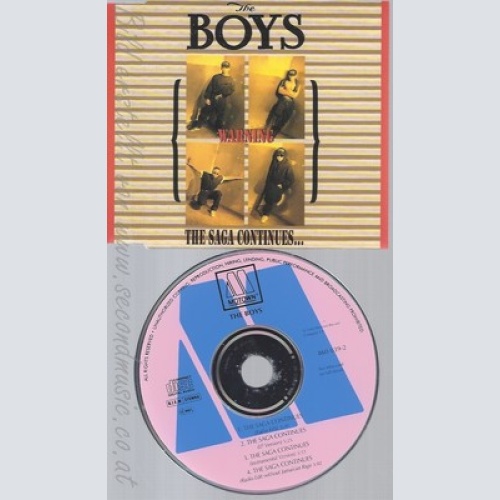 CD--THE BOYS--WARNING THE SAGA CONTINUES