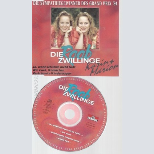 CD--DIE RAAB ZWILLINGE --1994-- SINGLE -- JA,WENN I DICH NICHT HAETT'