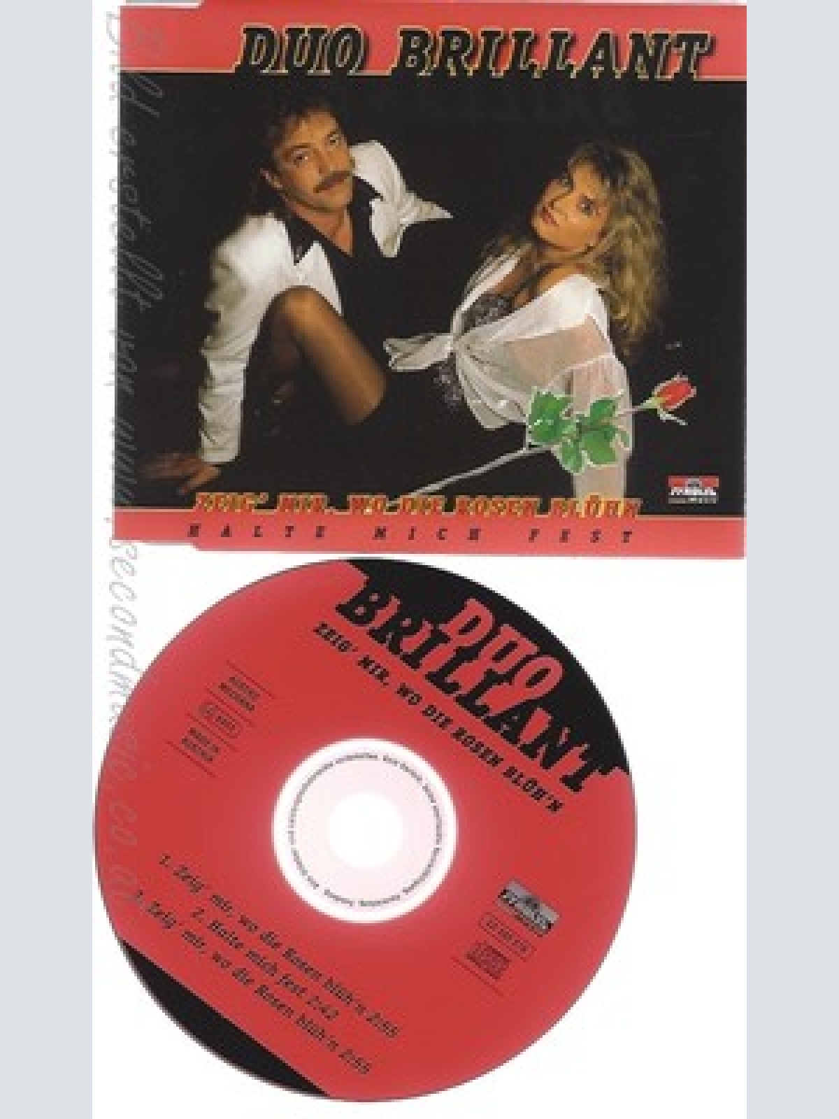 CD--DUO BRILLANT -- --- ZEIG MIR,WO DIE ROSEN BLUEHN
