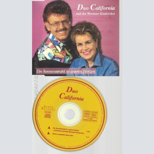 CD--DUO CALIFORNIA UND MICHAEL ZAI -- --- EIN SONNENSTRAHL IN UNSREN HERZEN