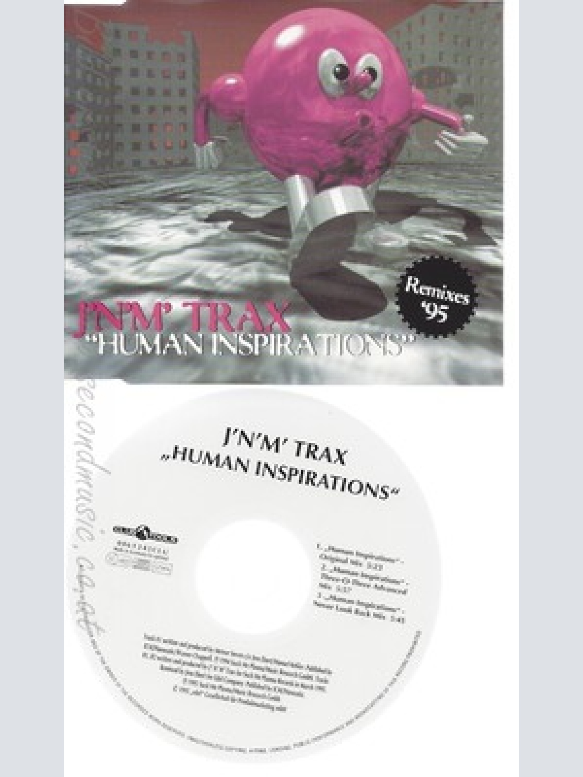 CD--J'N'M TRAX --- HUMAN INSPIRATIONS