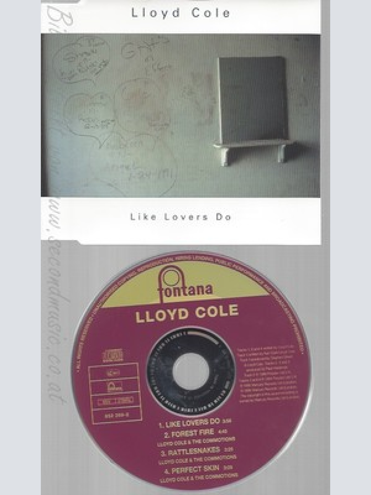 CD--LLOYD COLE -LIKE LOVERS DO ---4 TRACKS, 1995-