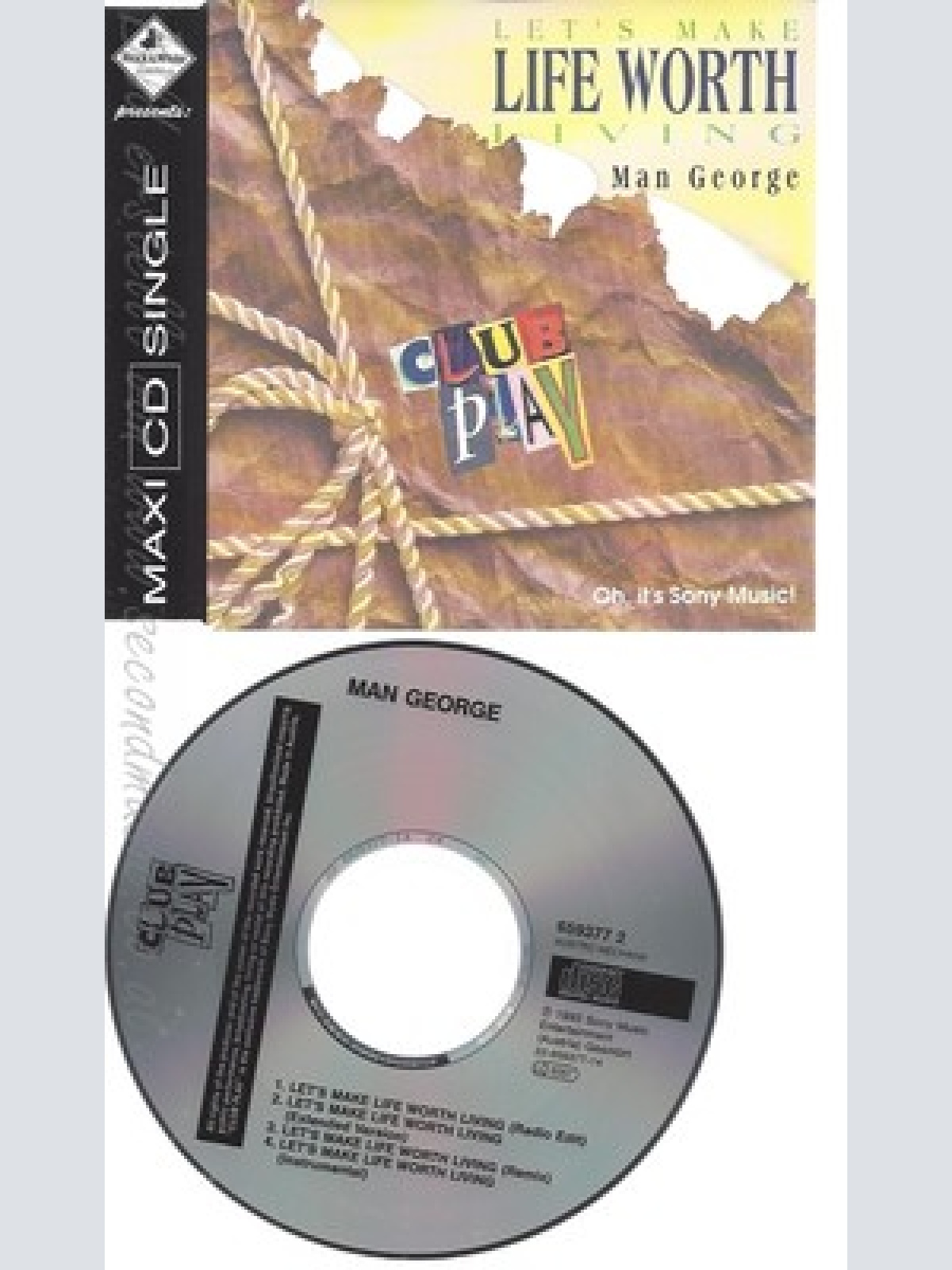 CD--MAN GEORGE --- LETS MAKE LIFE WORTH LIVING