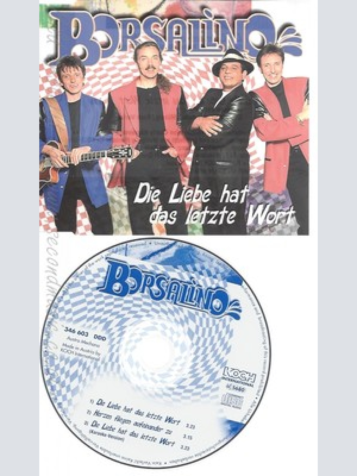 CD--BORSALINO -- --- DIE LIEBE HAT DAS LETZTE WORT