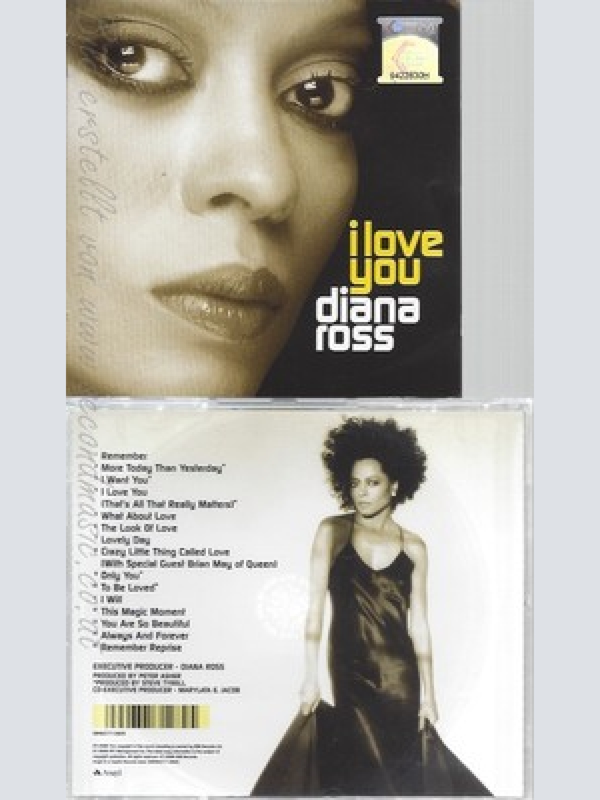 CD--DIANA ROSS -- --- I LOVE YOU [15TRX]