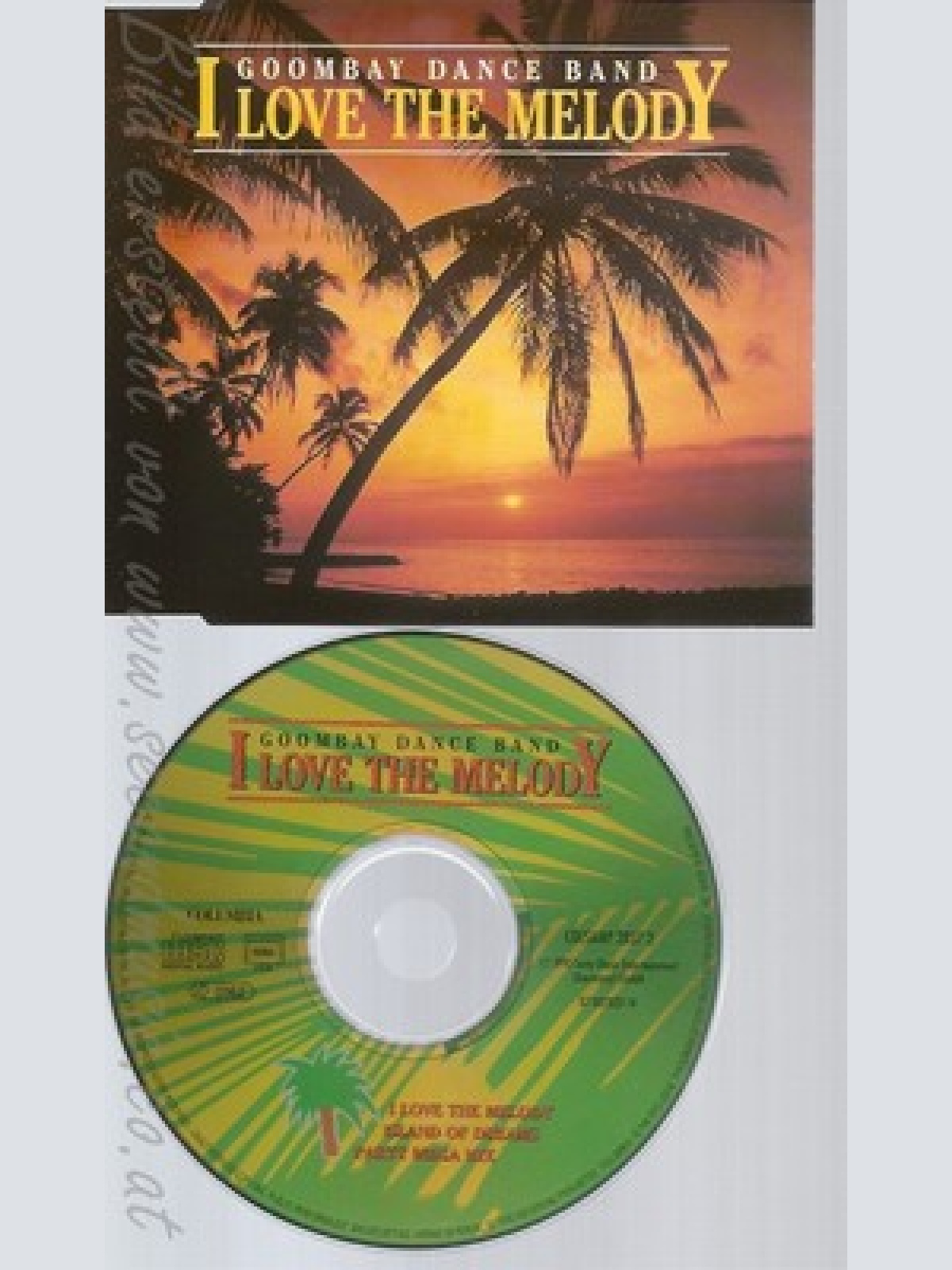 CD--GOOMBAY DANCE BAND - SINGLE -- I LOVE THE MELODY -INCL. PARTY MEGA MIX-