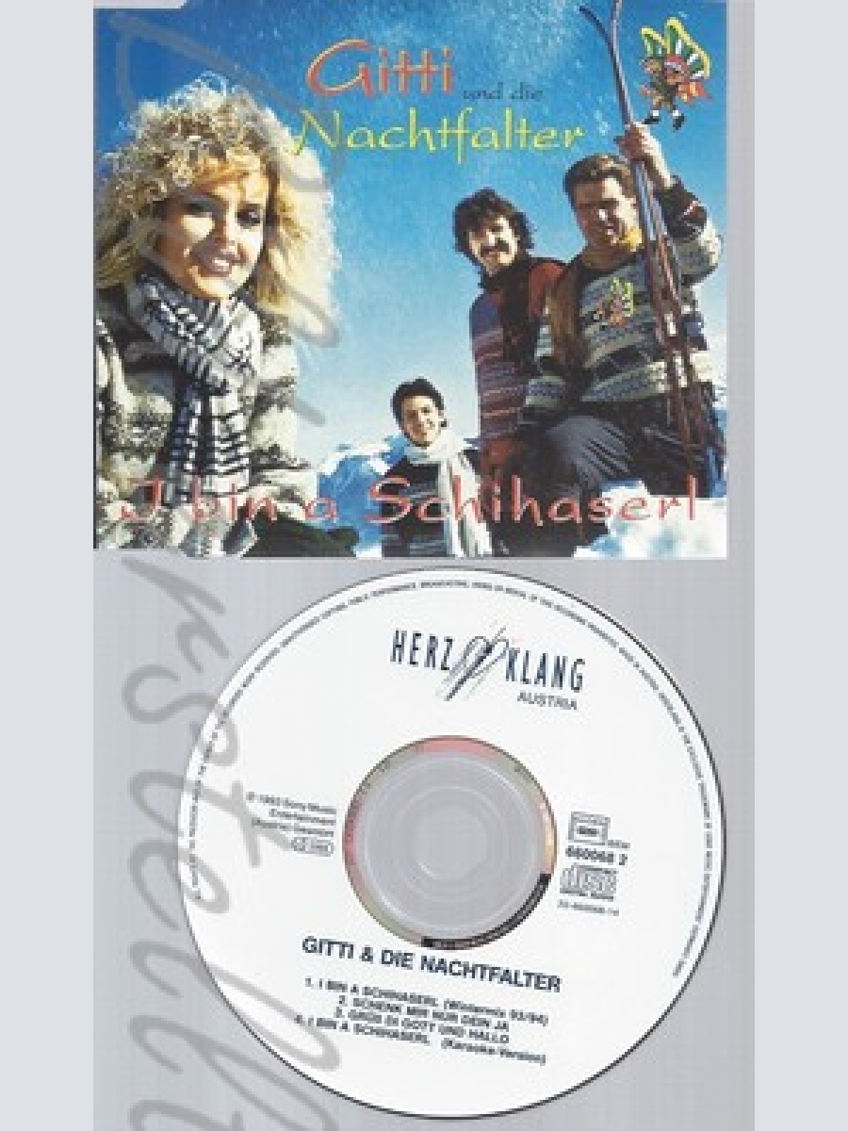 CD--GITTI UND DIE NACHTFALTER --- I BIN A SCHIHASERL
