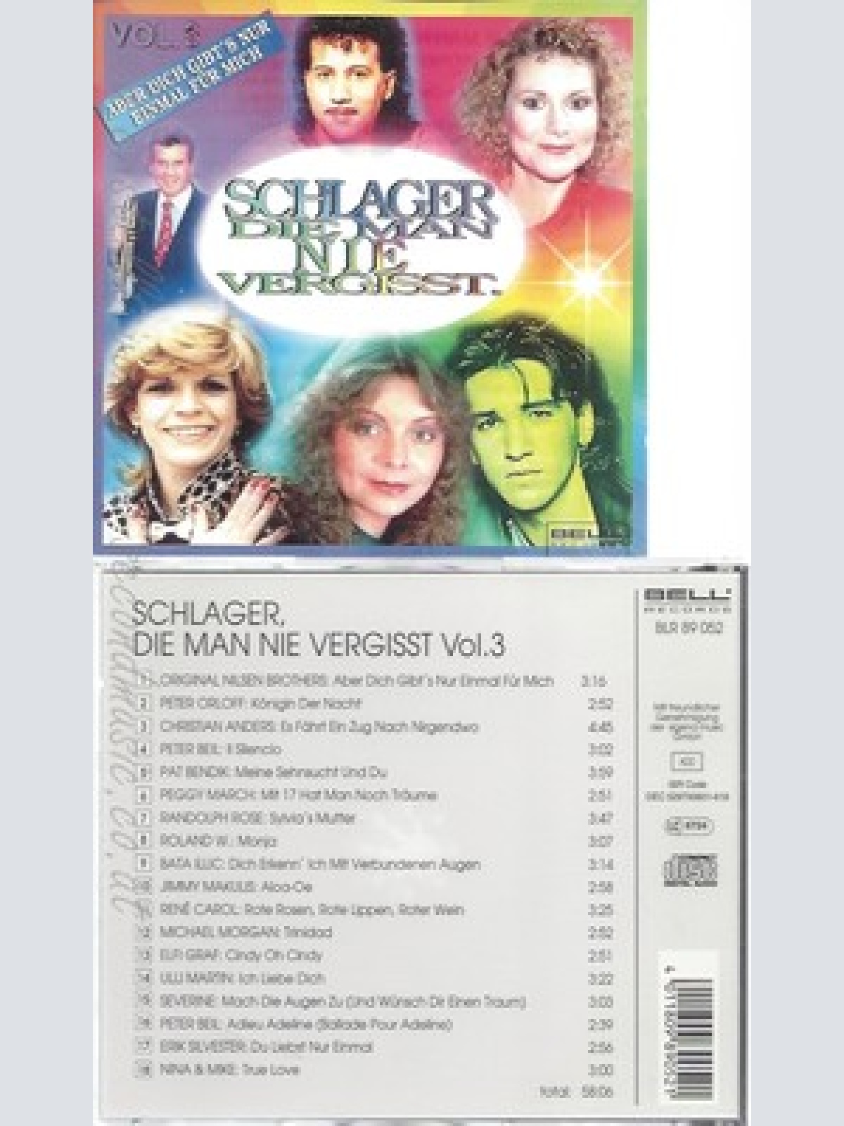 CD--VARIOUS ARTISTS -- -- SCHLAGER, DIE MAN NIE VERGIßT