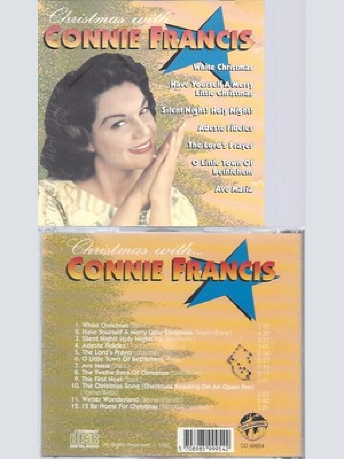 CD--CONNIE FRANCIS -- --CHRISTMAS WITH  FRANCIS CONNIE