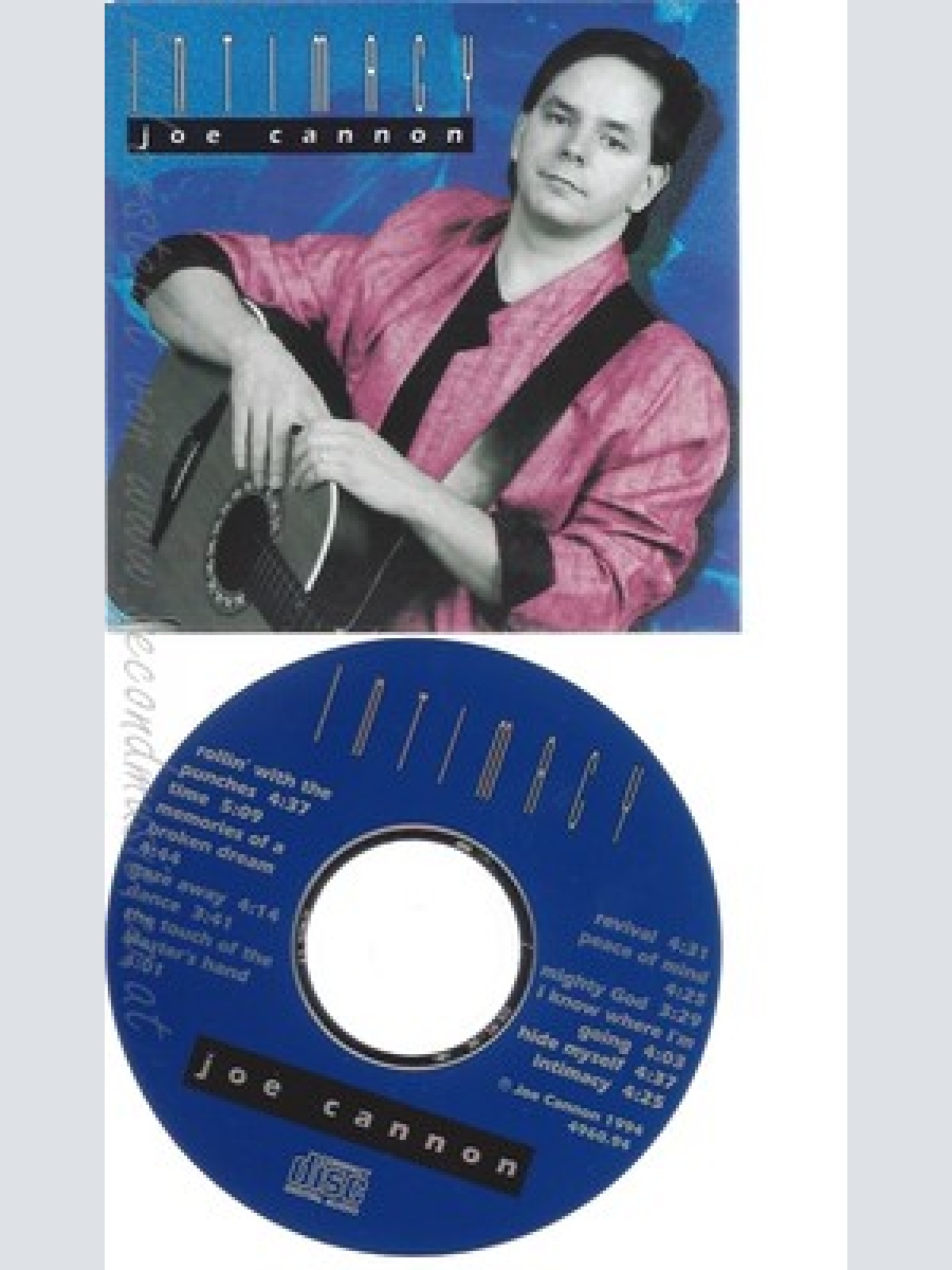 CD--JOE CANNON--INTIMACY--