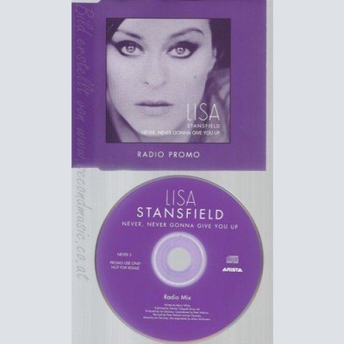 CD--LISA STANSFIELD--NEVER NEVER GONNA GIVE YOU UP--PROMO