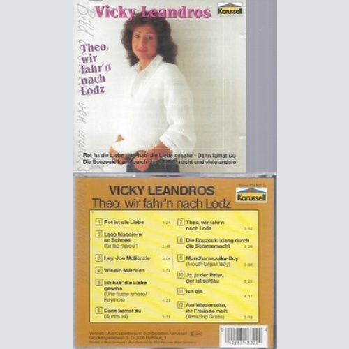 CD--VICKY LEANDROS -- THEO, WIR FAHR'N NACH LODZ --