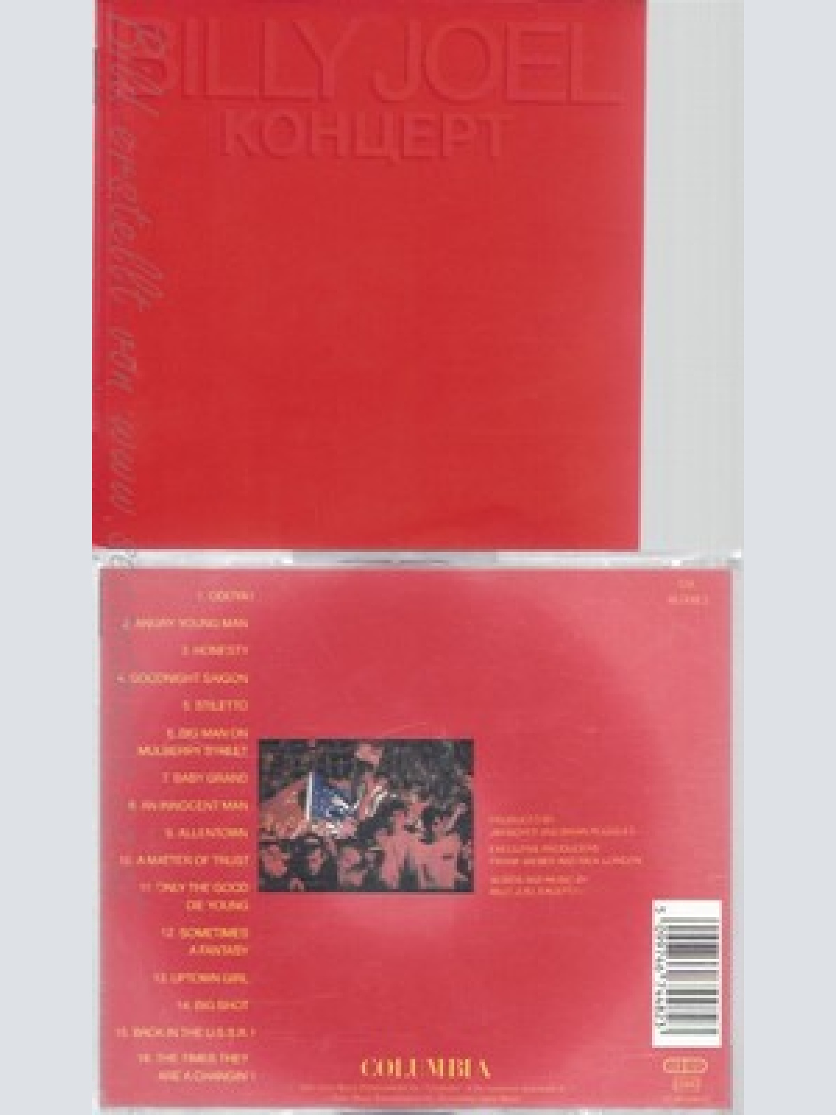 CD--BILLY JOEL -- -- KOHUEPT-LIVE IN L.