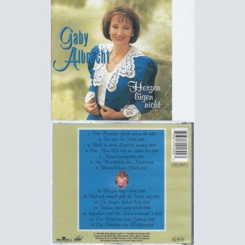 CD--GABY ALBRECHT--HERZEN LUEGEN NICHT