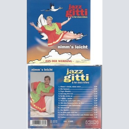 CD--JAZZ GITTI  & HER DISCO KILLERS--NIMM'S LEICHT