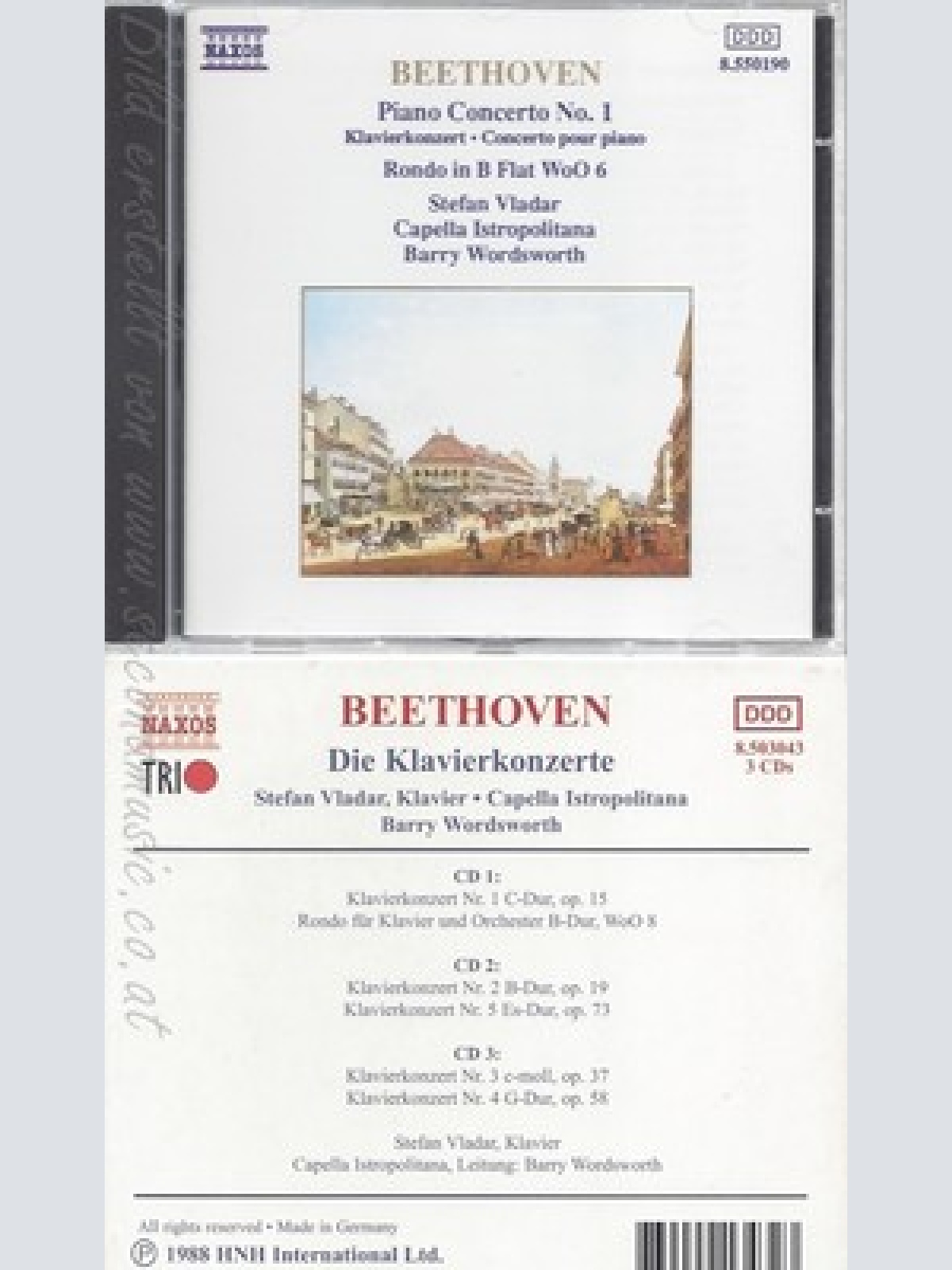 CD--STEFAN VLADAR, B. WORDSWORTH UND LUDWIG VAN BEETHOVE--DIE NEUE BOXENGENERATI