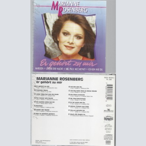 CD--MARIANNE ROSENBERG -- -- ER GEHÖRT ZU MIR