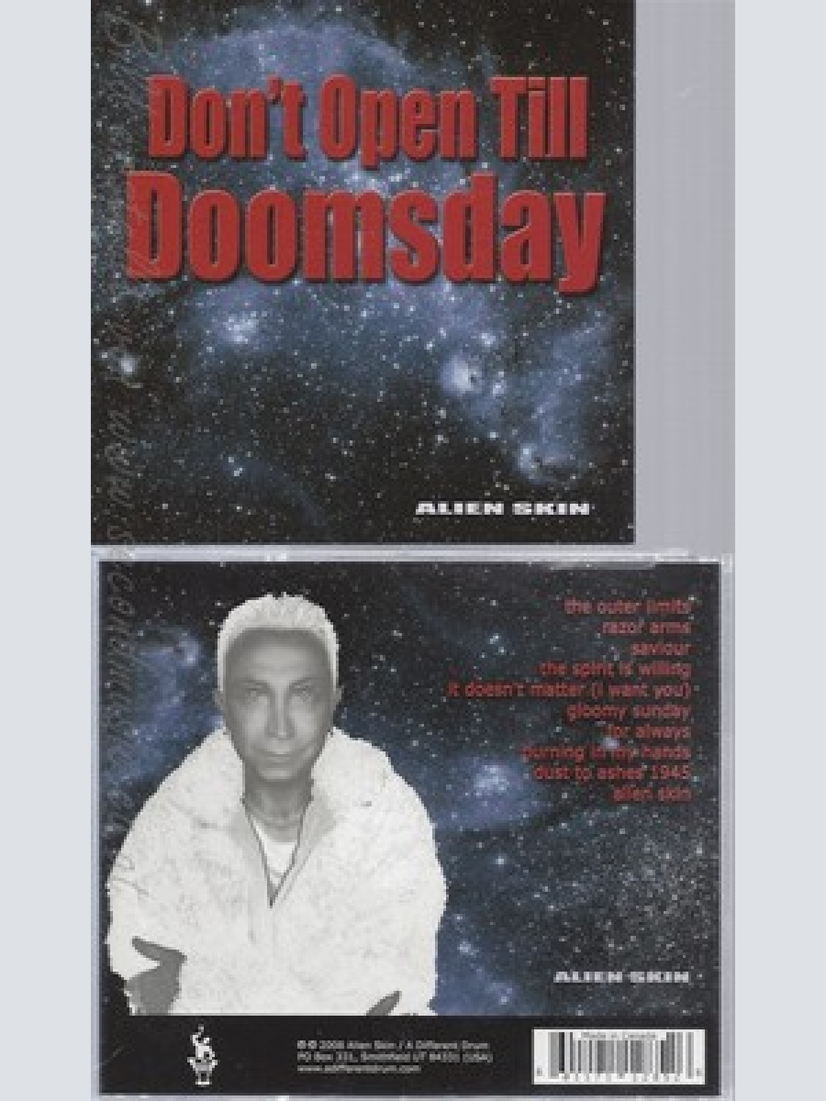 CD--ALIEN SKIN -- --- DON T OPEN TILL DOOMSDAY