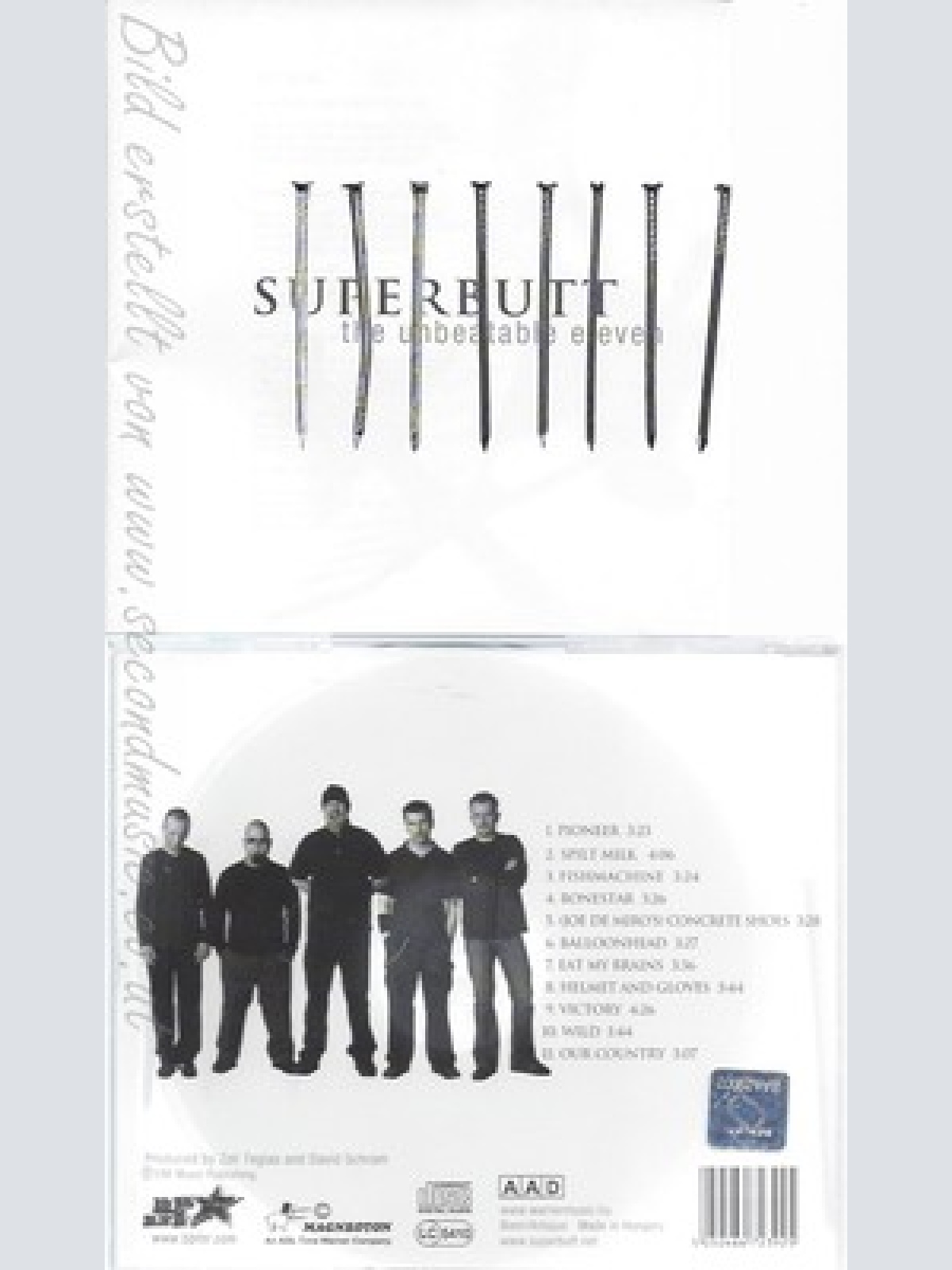 CD--SUPERBUTT -- -- THE UNBEATABLE ELEVEN