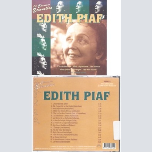 CD--LES CHANSON ETERNELLES UND EDITH PIAF -- -- PIAF,EDITH