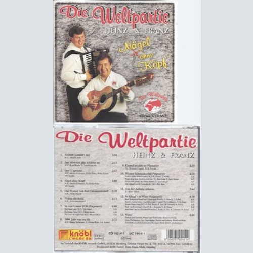 CD--DIE WELTPARTY--NAEGEL OHNE KOEPF