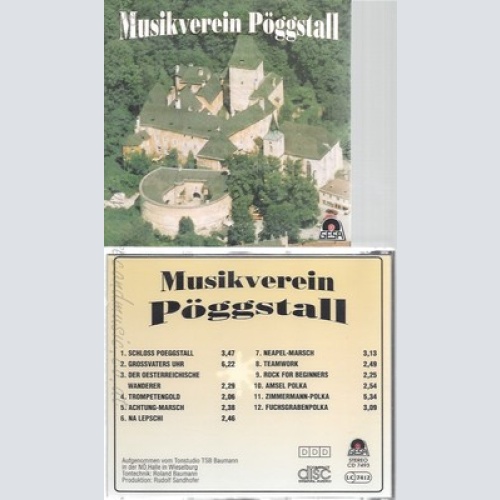 CD--MUSIKVEREIN PÖGGSTALL--