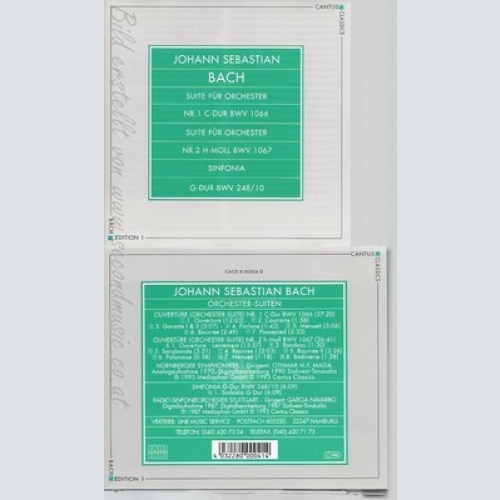 CD--BACH--ORCHESTERSUITEN 1--