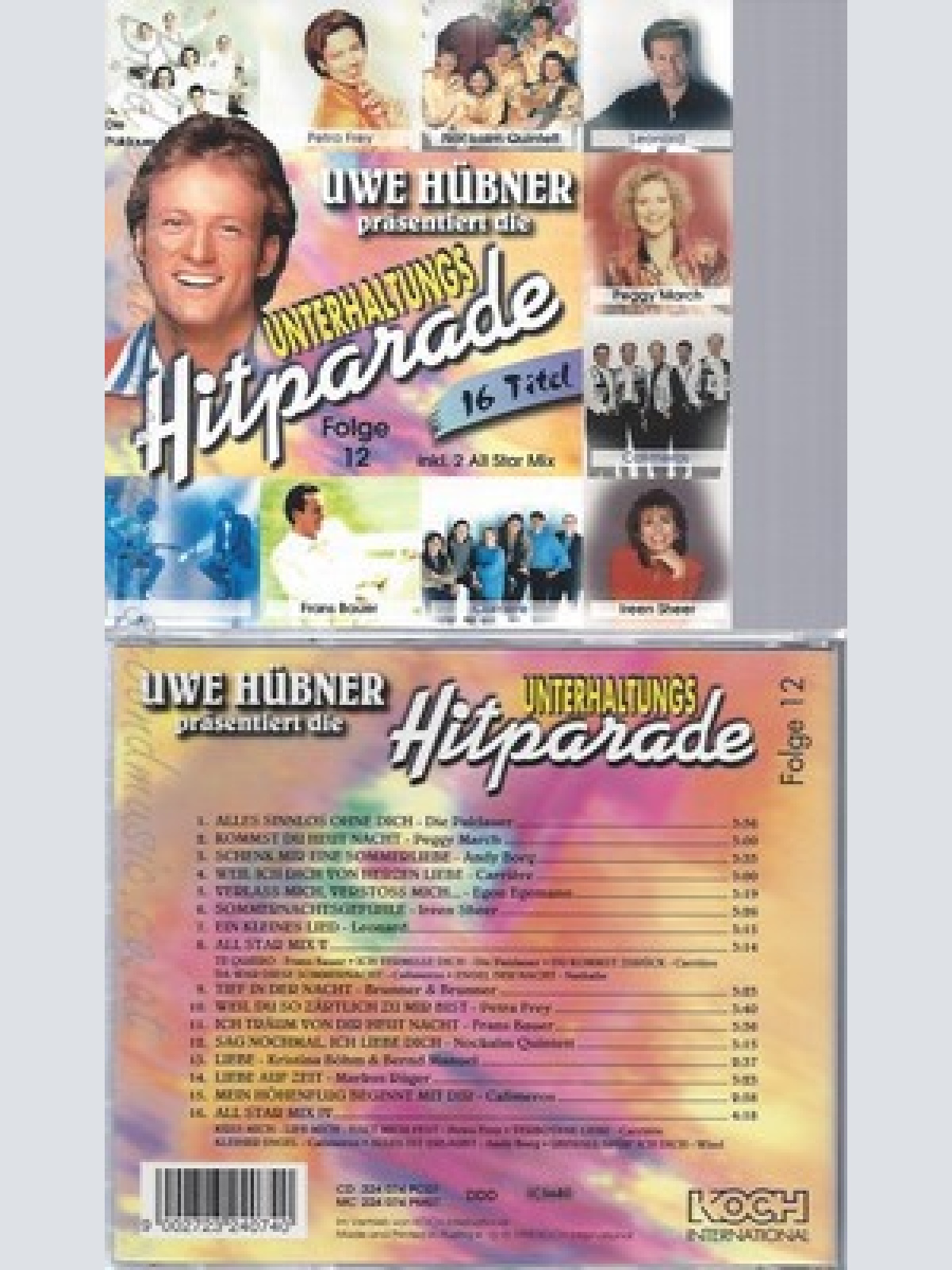 CD--VARIOUS --UWE HUEBNER -- UNTERHALTUNGSHITPARADE VOL.12