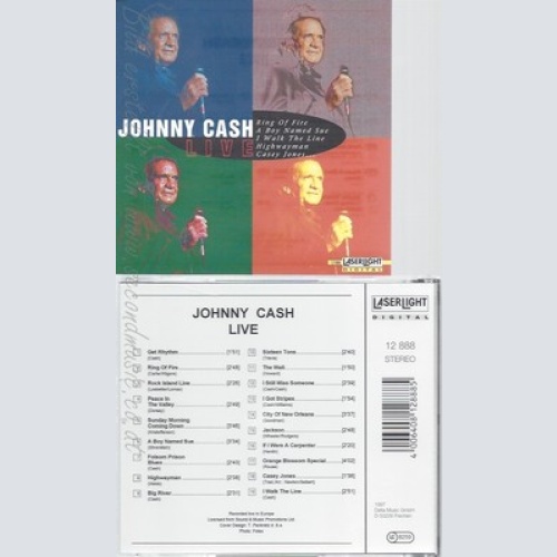 CD--JOHNNY CASH -- -- JOHNNY CASH LIVE