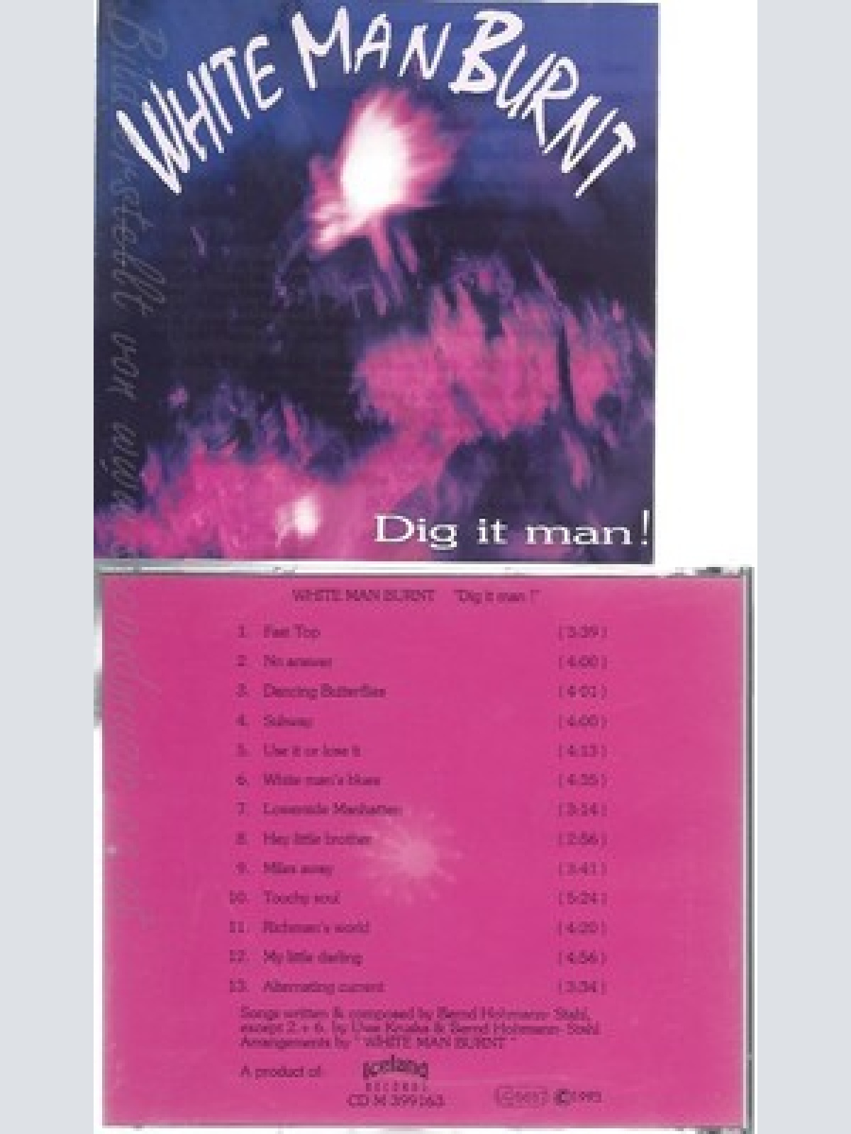 CD--WHITE MAN BURNT--DIG IT MAN