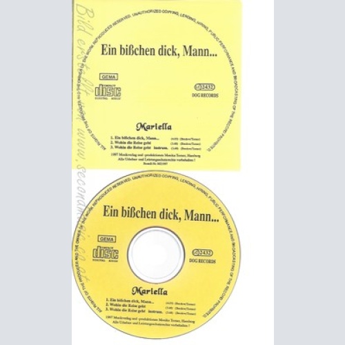 CD--MARIELLA--EIN BISSCHEN DICK MANN--PROMO