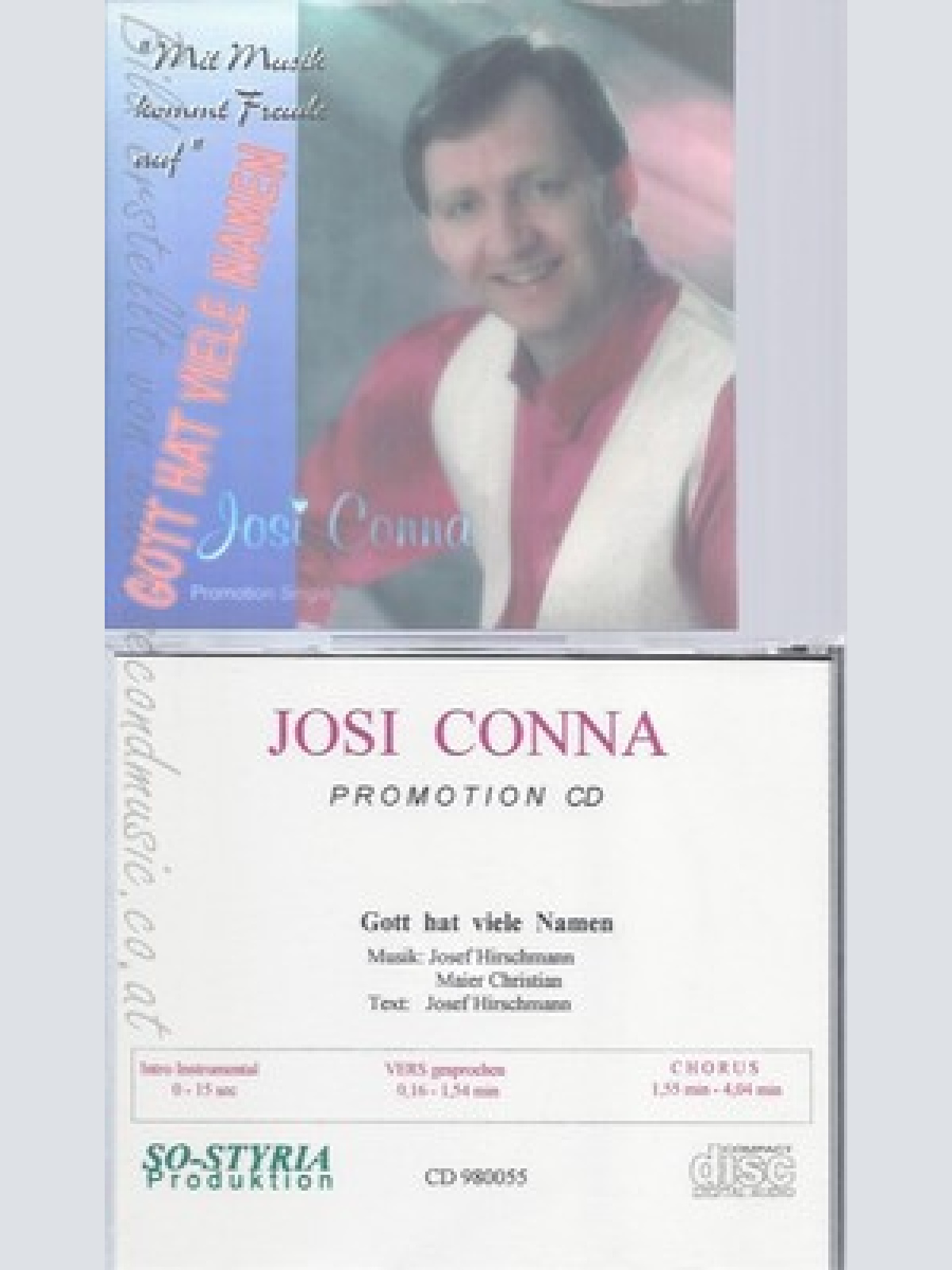 CD--JOSI CONNA--GOTT HAT VIELE NAMEN--PROMO