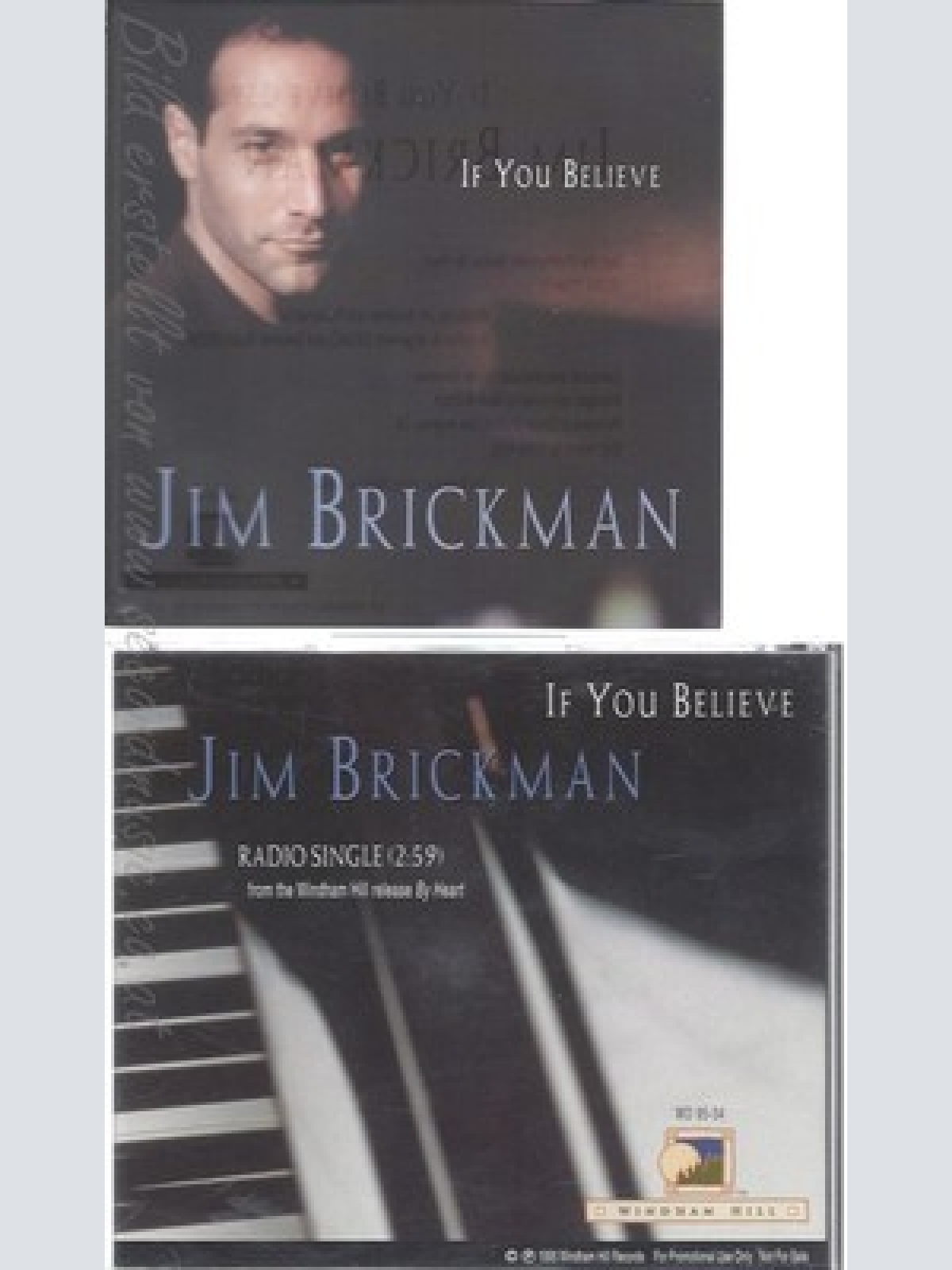CD--JIM BRICKMAN--IF YOU BELIEVE--PROMO