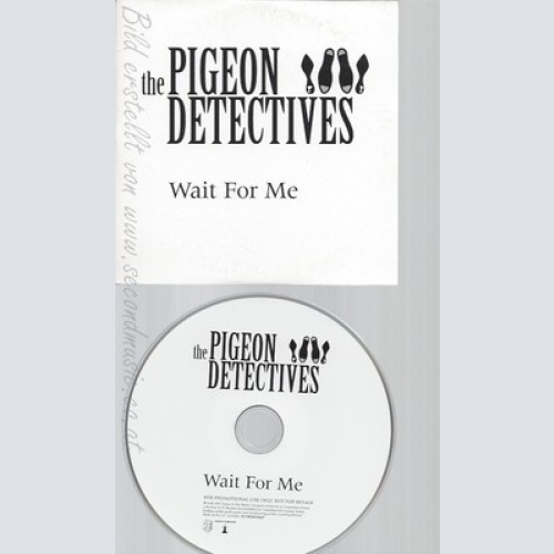 CD--THE PIGEON DETECTIVES--WAIT FOR ME--PROMO--CARDSLEEVE